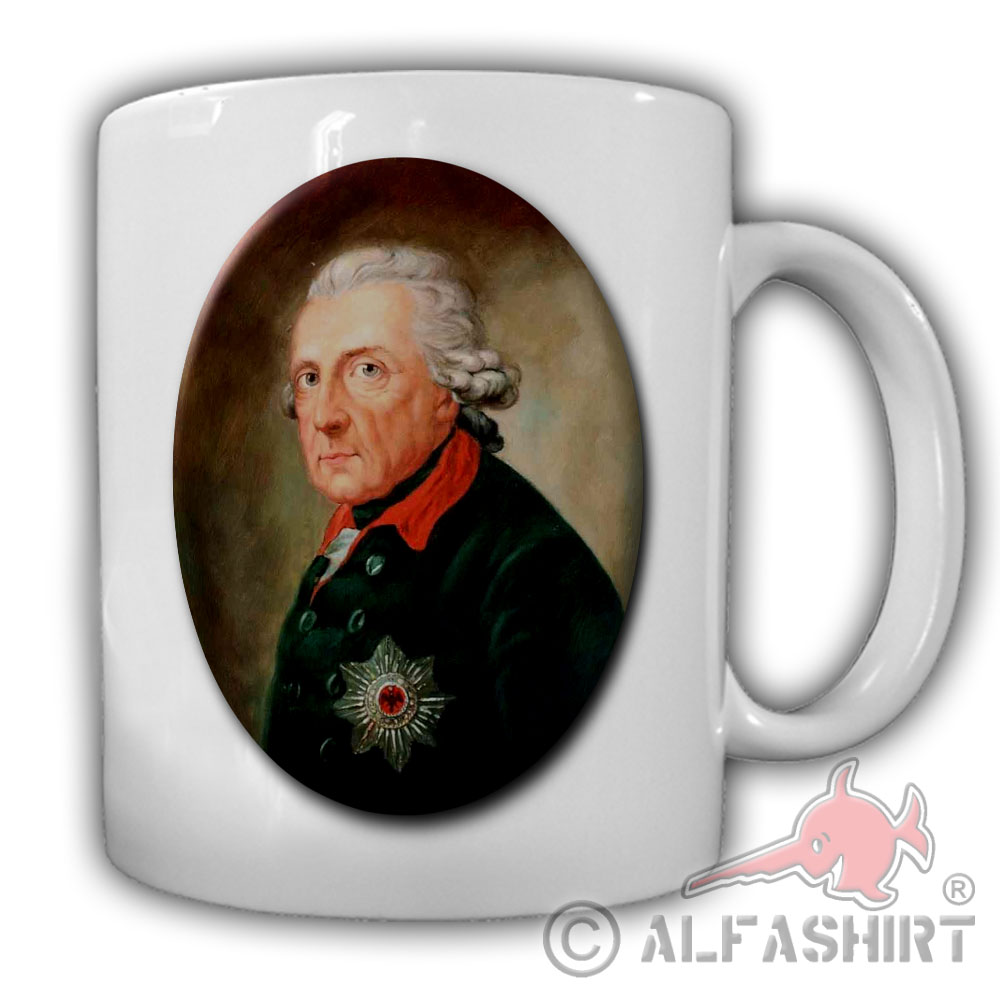 Friedrich der Große Alter Fritz Preußen Kurfürst Army Kaffee Tasse #27544