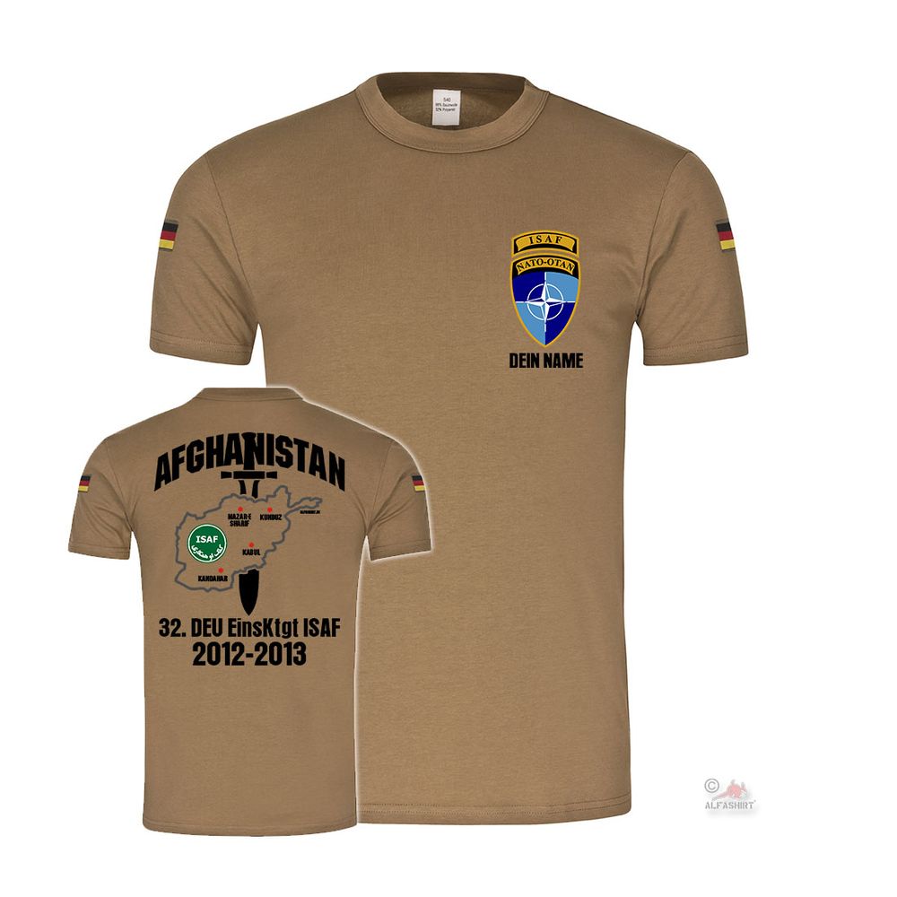 BW Tropen 32 EinsKtgt ISAF personalisiert 2012 2013 Bundeswehr ISAF #35257