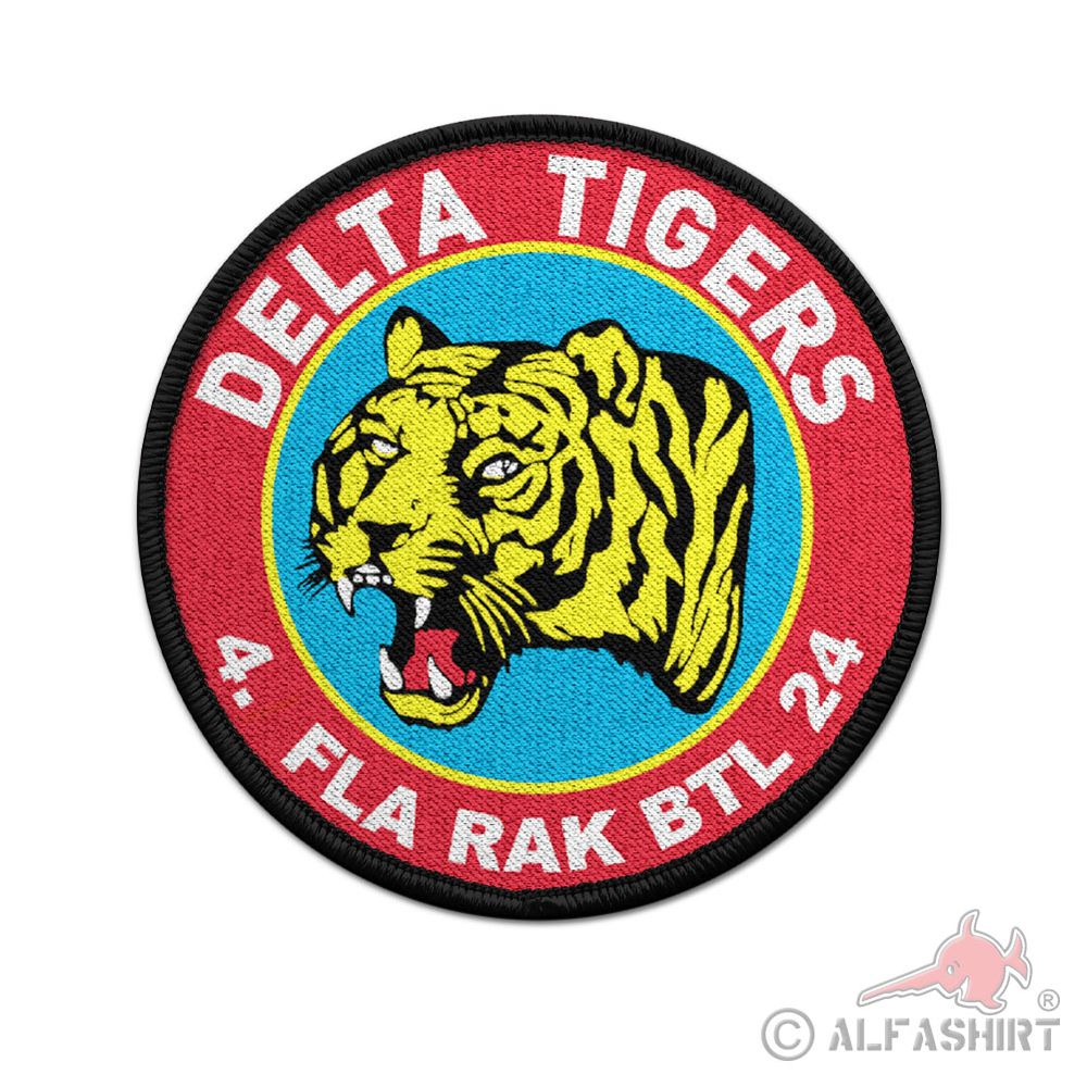 Patch Round Delta Tigers 4 FlaRakBtl Anti-Aircraft Missile Battalion 24 #45337