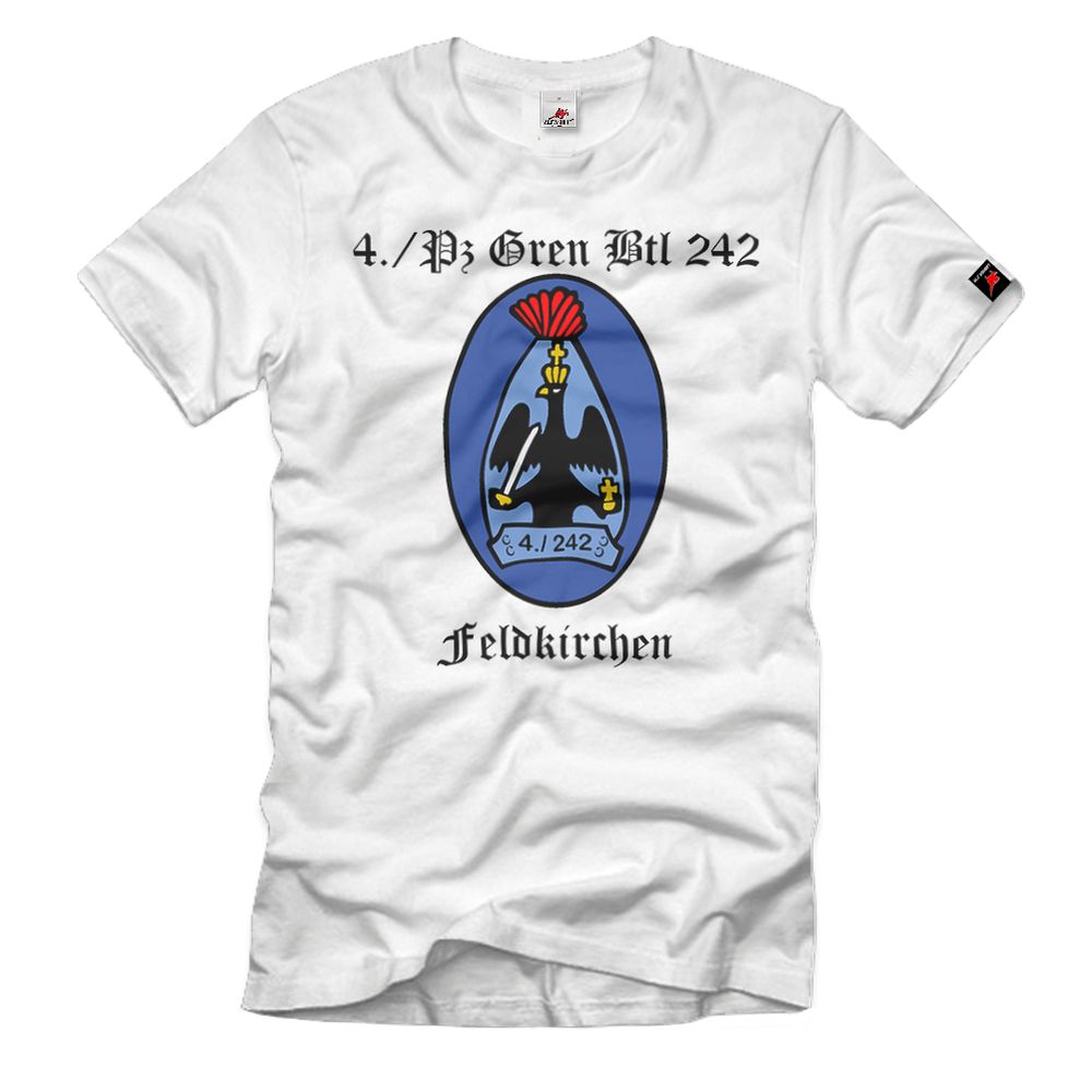 4 Panzergrenadierbataillon 242 pzgrenbtl Feldkirchen Füssen T-Shirt#32594