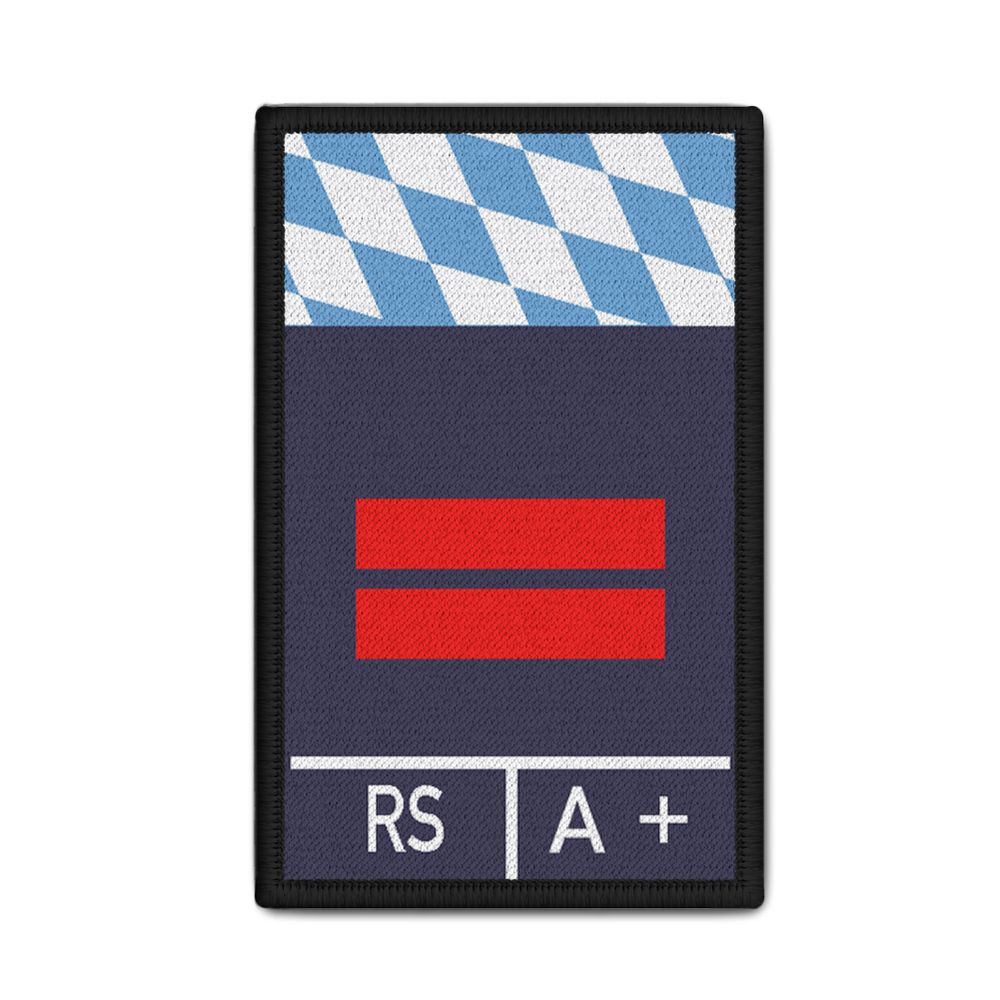 Rank Patch Feuerwehr Oberfeuerwehrmann RS Bayern A+ OFM Feuer 9,8x6cm #31987
