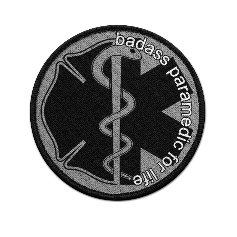 9cm patch badass paramedic for life ambulance paramedic emergency doctor # 34133