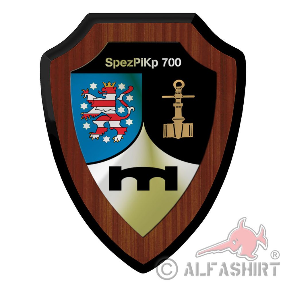Wappenschild SpezPiKp Spezial Pionierkompanie 700 Tautenhain Zweibrücken #43624
