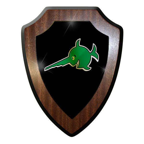 Wappenschild - Sägefisch U-Boot U 96 Wappen Marine Schwertfisch #8946