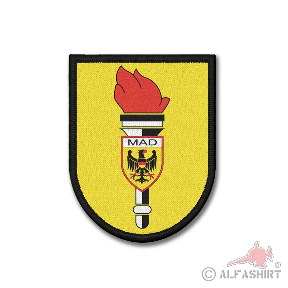 Patch Militärischer Abschirmdienst MAD Militärnachrichtendienst BMVg9x7cm #37068