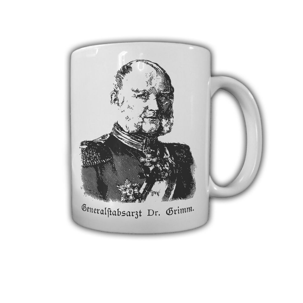 Generalstabsarzt Dr Grimm Preußen Mediziner Militärarzt Sanitäter Tasse #29156