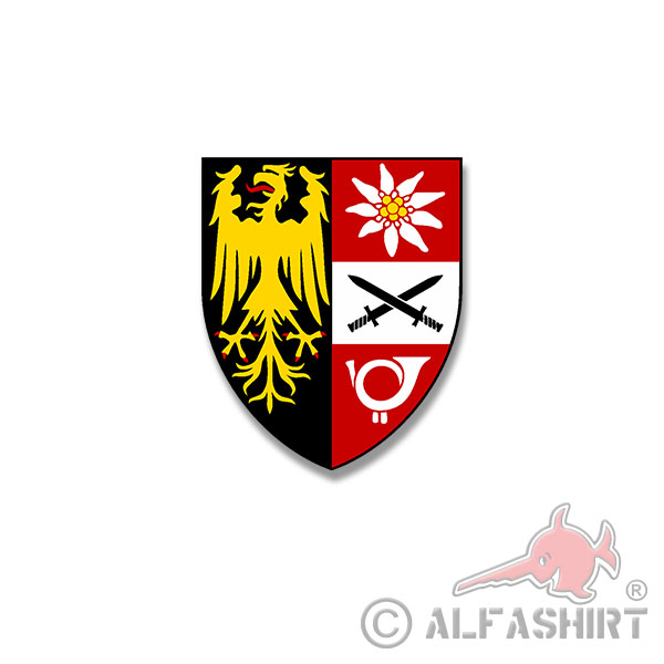 Jägerbataillon Oberösterreich Aufkleber Bundesheer Österreich 7x6cm  #A4539