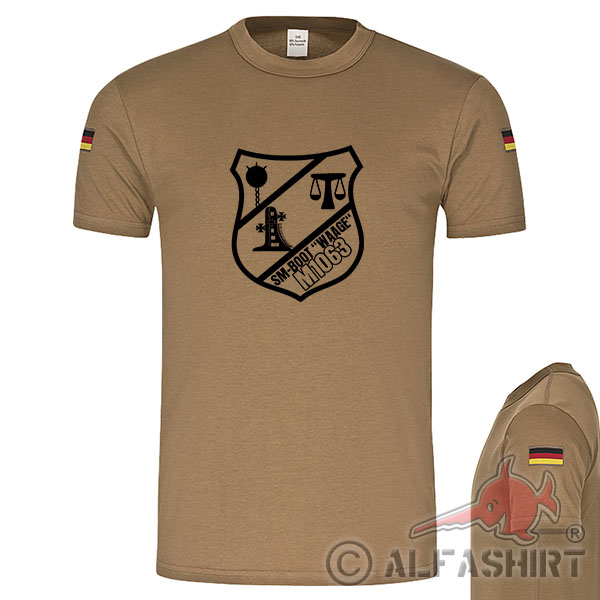 BW tropics SM boat Libra M1063 fast minesweeper emblem badge # 17971