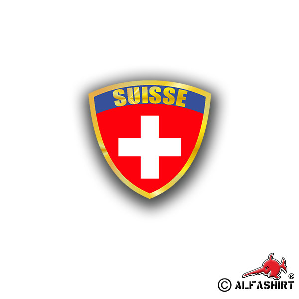 Aufkleber/Sticker Suisse Armee Schweizer Wappen Army Militär Schweiz 7x7cm A2878