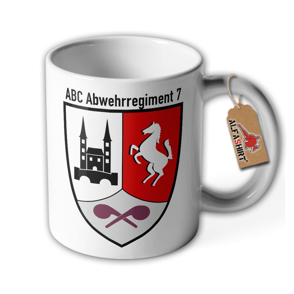 Tasse Wappen ABC Abwehrregiment 7 Bundeswehr Wappen ABC Abwehr Einheit #46968
