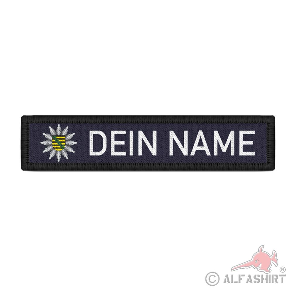 Namens-Patch Polizei Sachsen Namen Uniform Bundespolizei Beamter Abzeichen#37336