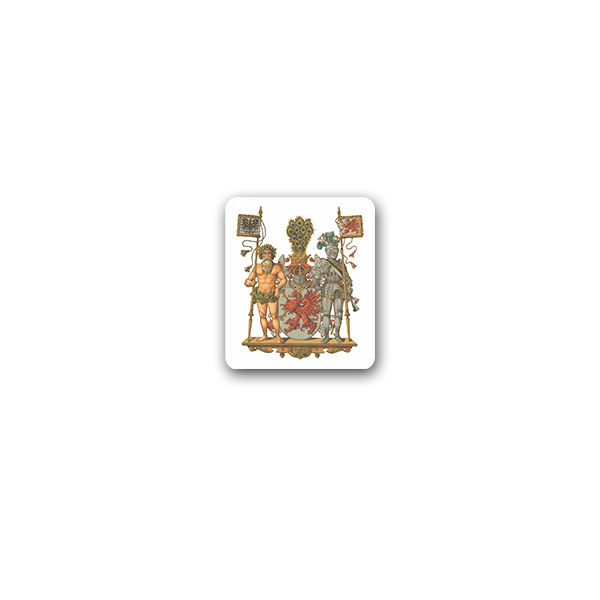 Aufkleber/Sticker Pommern Preußischer Provinz Vorpommern Stettin 6x7cm A3193