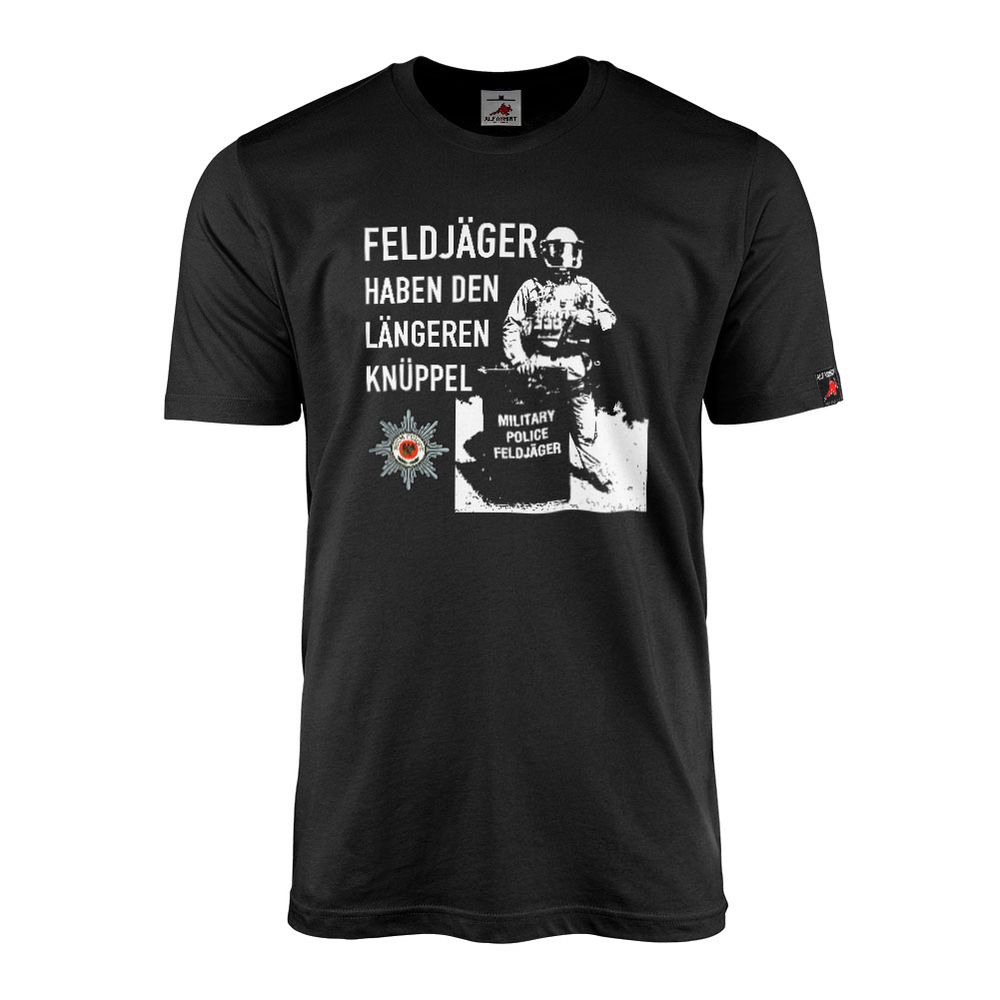 Feldjäger have the longer stick Bundeswehr Mp Soldat Fun - T Shirt # 38257