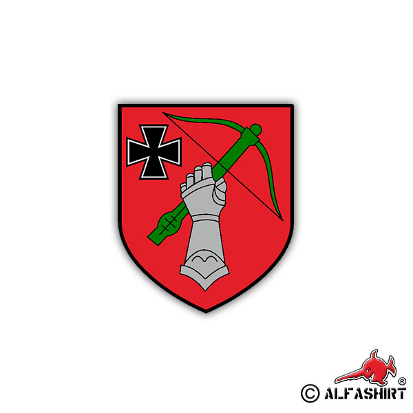 Sticker LeFlaRak Bttr 300 Light Anti-aircraft Rocket Battery 7x6cm # A990
