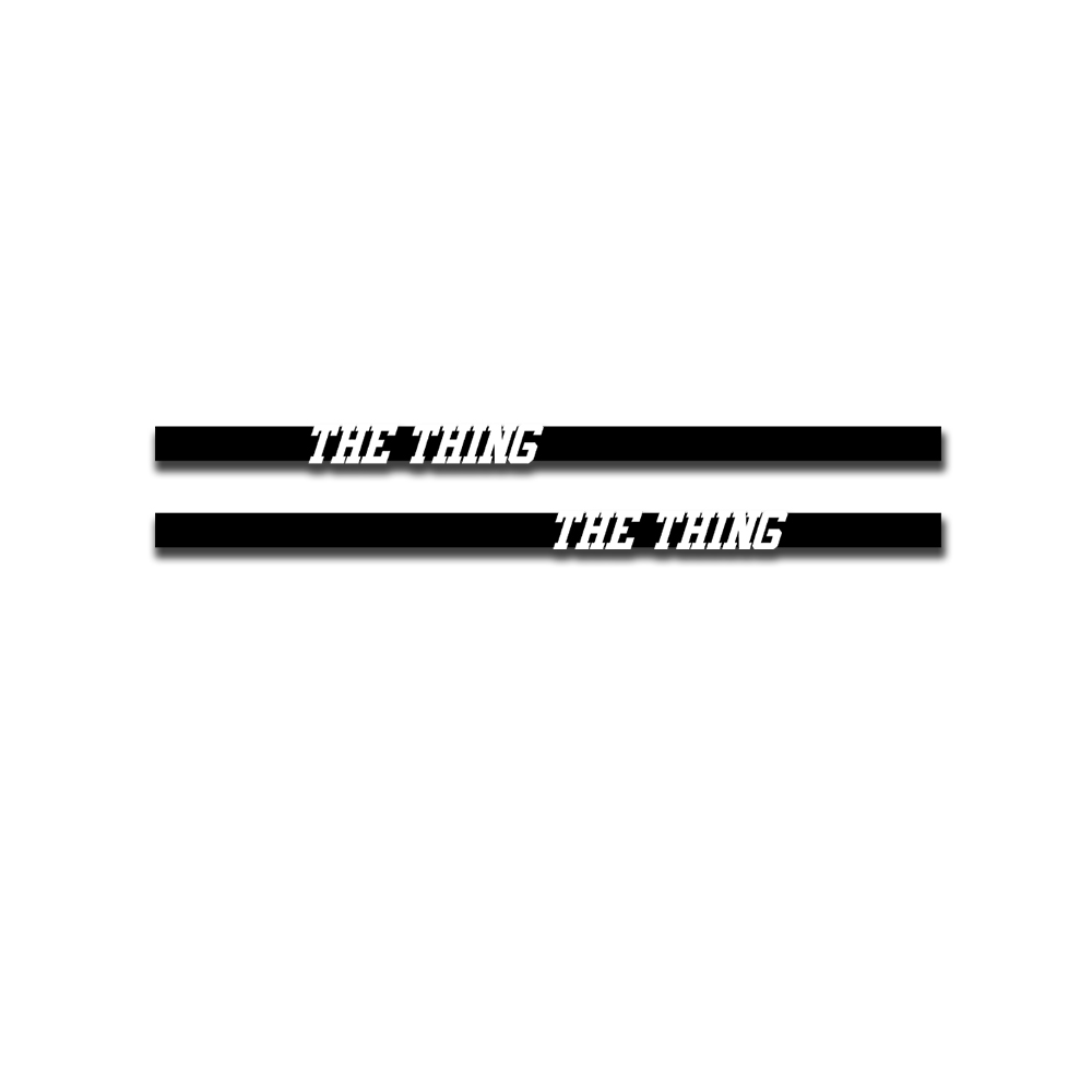 Side sill sticker The Thing Sticker outer sill 160x7cm # A5627