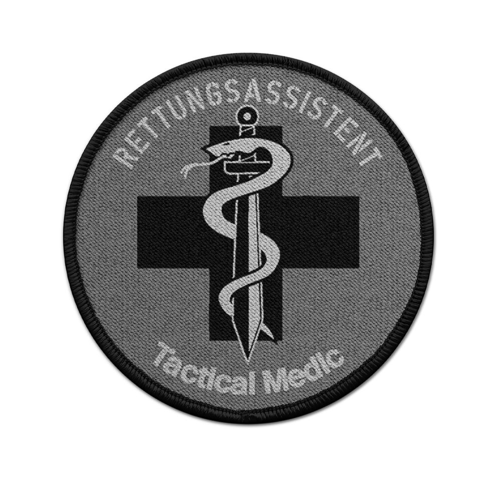 Patch Rescue Assistant Patch Velcro Paramedic Police Bundeswehr BW. # 32618