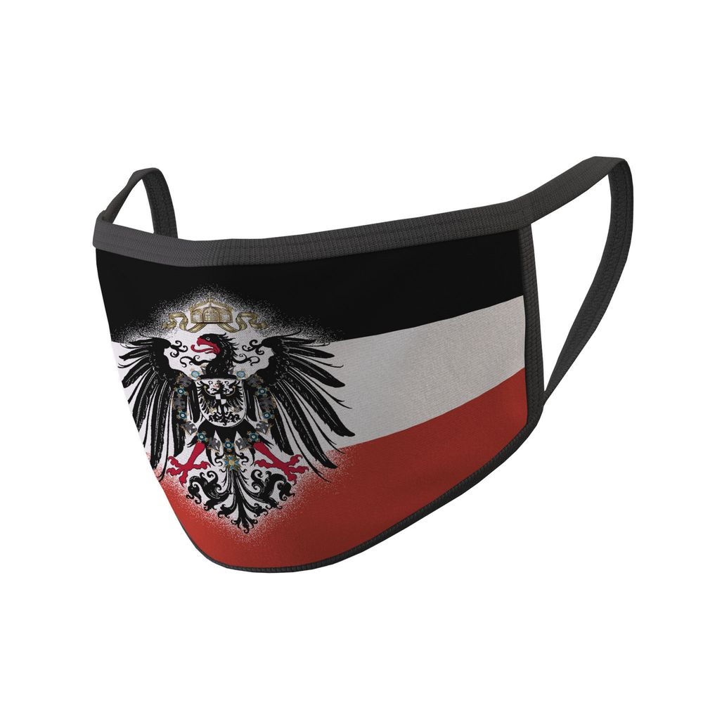 Mundmaske Deutsches-Kaiser-Reich WW1 Preußen Adler Deutschland Heimat Deutscher #34645