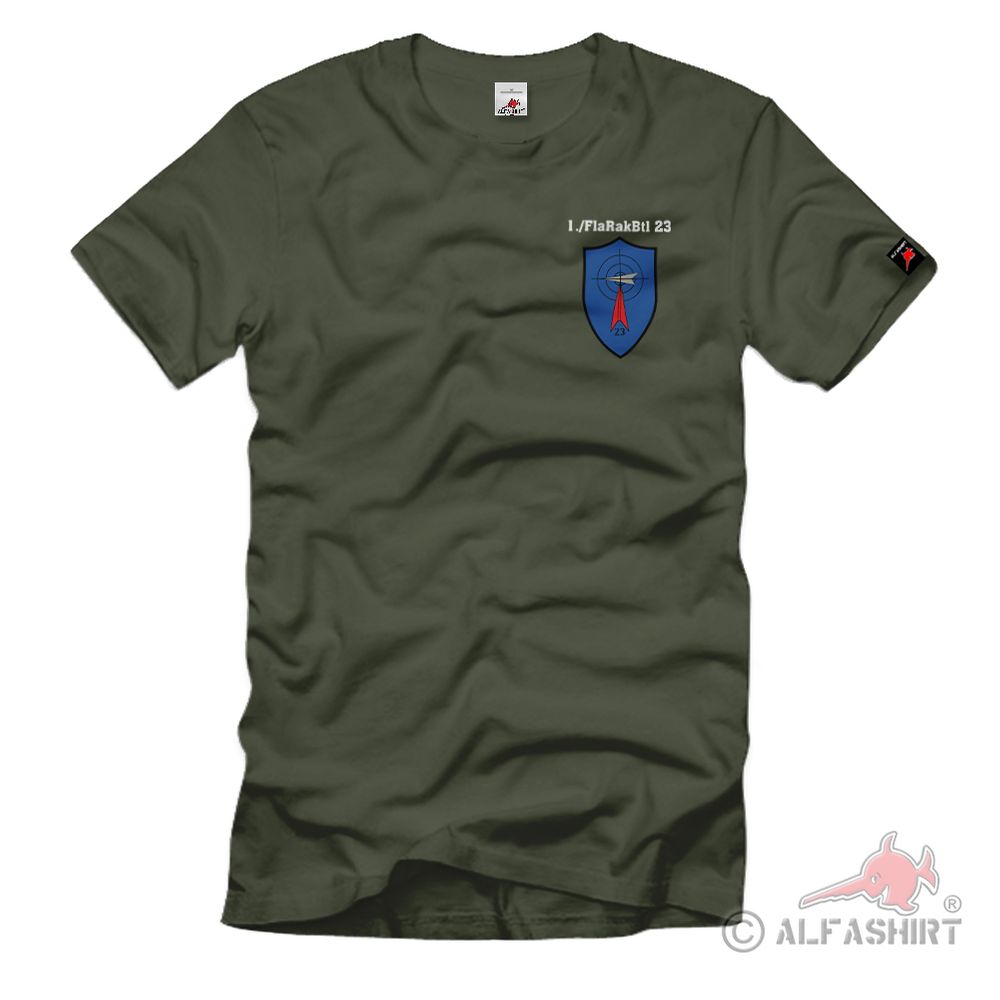 1 FlaBtl 23 Flugabwehrraketengruppe Staffel Wappen Bundeswehr T-Shirt #38842