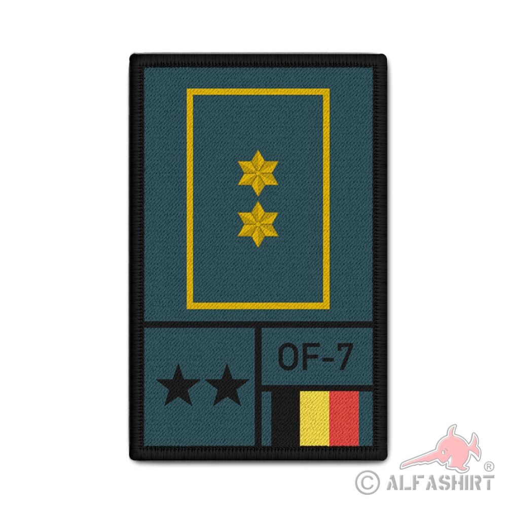 Rank Général-major Generaal-majoor Armée belge Belgian casual#44243