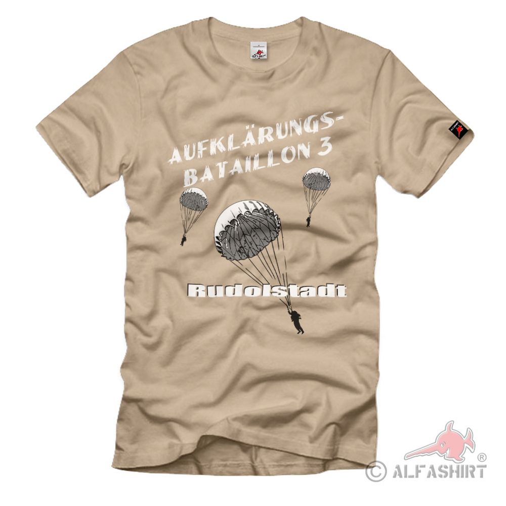 Aufklärungsbataillon 3 AB-3 NVA Soldat Einheit Rudolstadt T-Shirt #39293