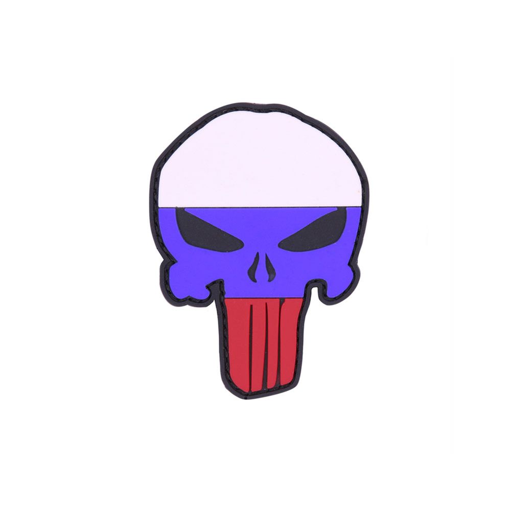 Patch  Flagge Russland 3D Rubber Russia Landeswappen Flagge Heimat 8x5cm #23275