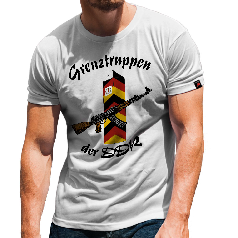 Grenztruppen DDR NVA GR-6 Grenzregiment Hans Kollwitz Honecker T-Shirt #31388