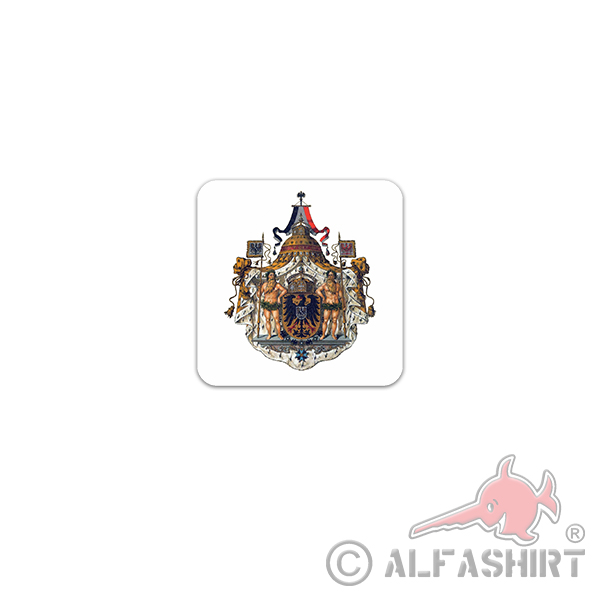 Aufkleber/Sticker Preußen Deutschland Historisch  7x7cm A3327
