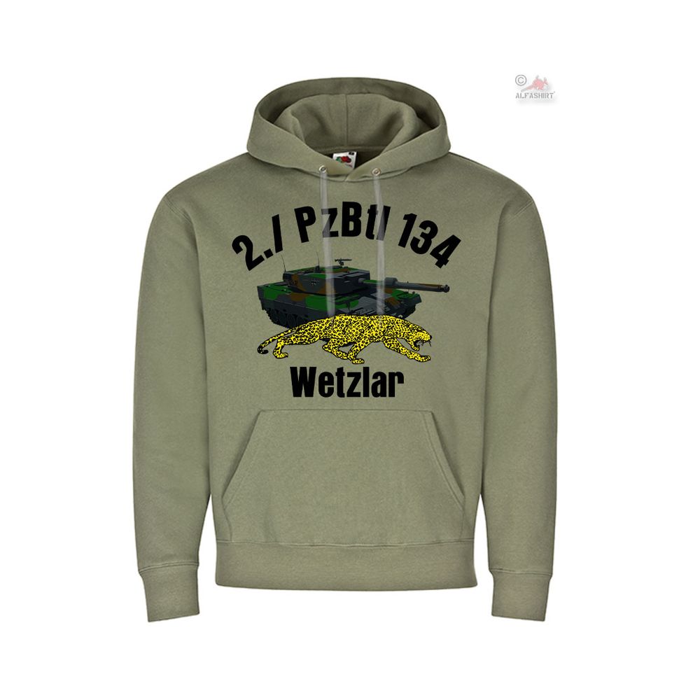 Hoodie 2 PzBtl 134 Wetzlar Panzerbataillon Kompanie Bundeswehr #38599