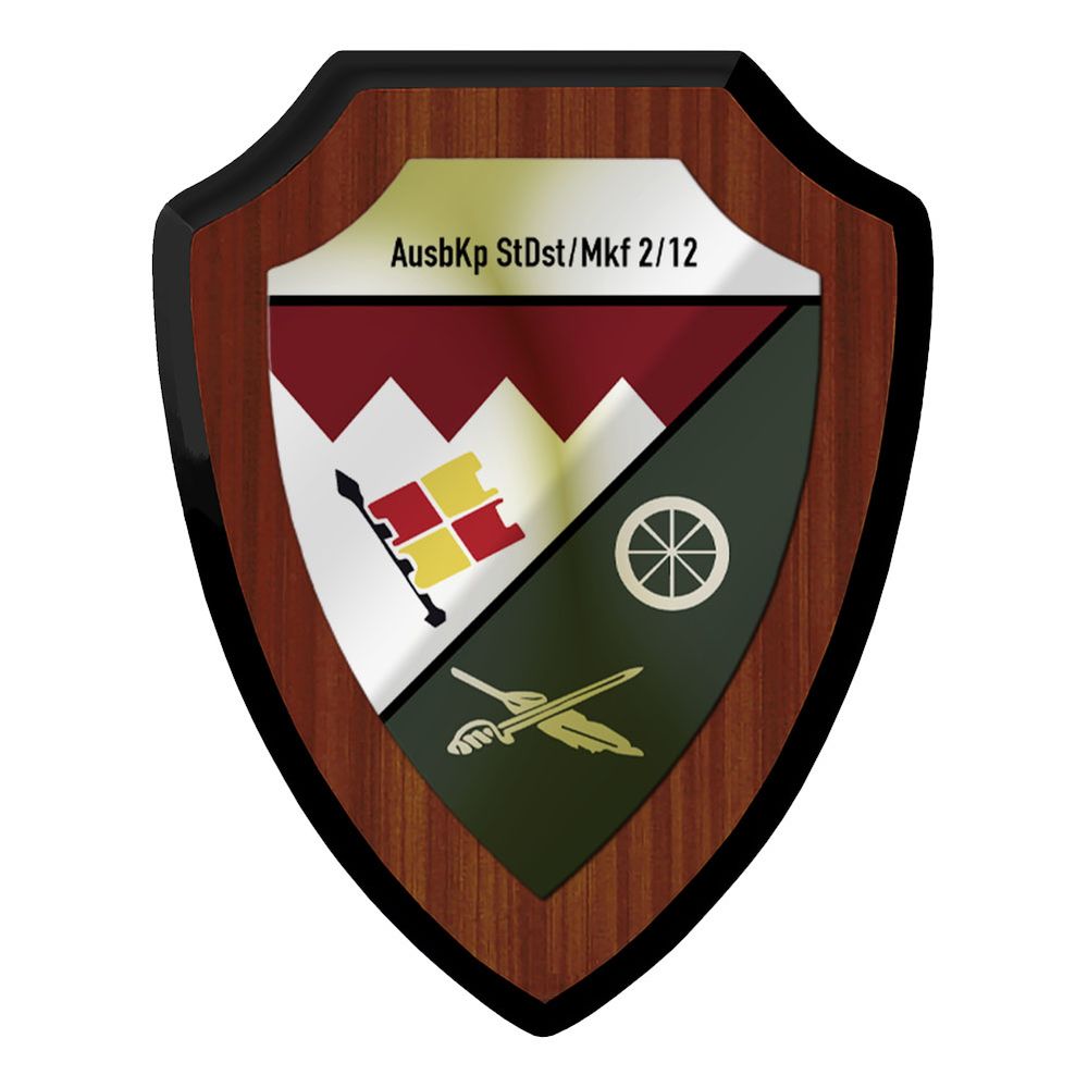 Coat of arms of the AusbKp StDst Mkf 2 12 Training Company for Staff Service Military Drivers Mellrichstadt #46738
