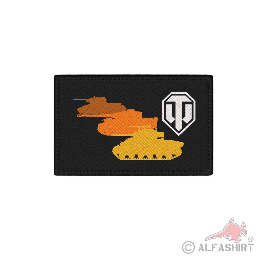 WOT Patch Sherman Tiger T34 World of Tanks Panzer Aufnäher Gamer #42013
