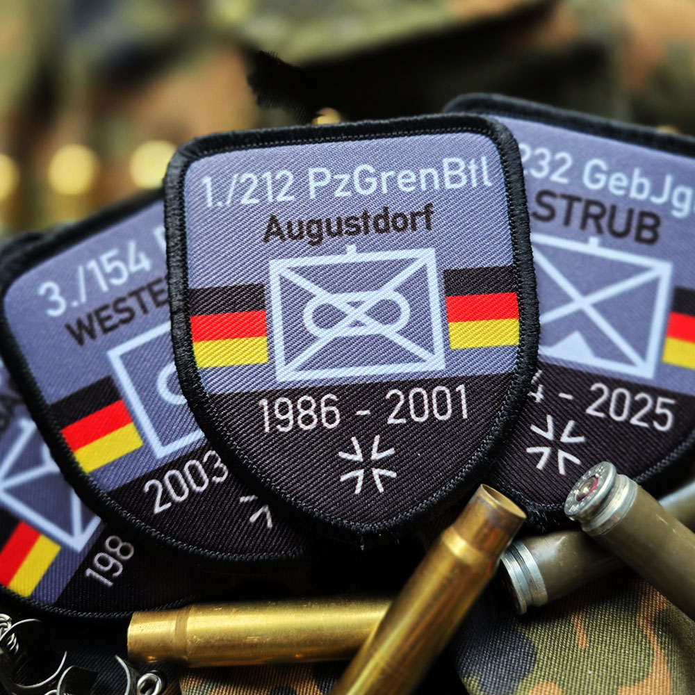 Personalisierbarer Dienstzeit-Patch Bundeswehr Reservist Veteran #30088