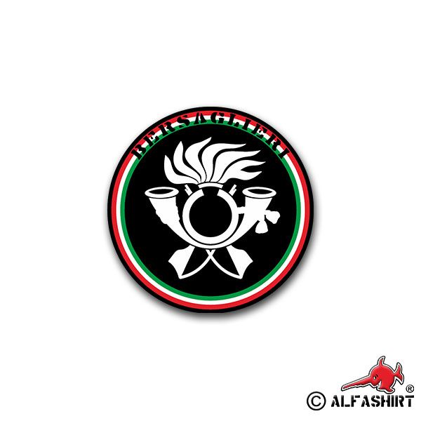Aufkleber/Sticker Bersaglieri 1 Italien Infanterie Italien Heer 7x7cm A1452