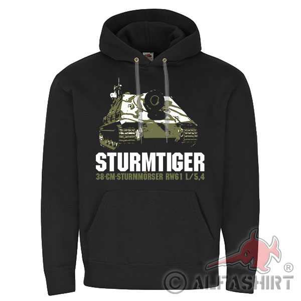 Sturmtiger Storm Tank VI Tiger Tank Storm Mortar Device 817 Hoodie # 17675