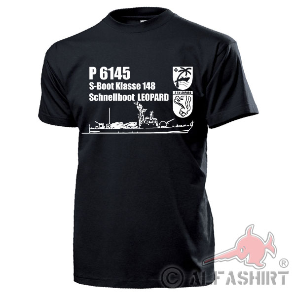 Schnellboot S45 Leopard P6145 3 Schnellbootgeschwader Marine - T Shirt #17932