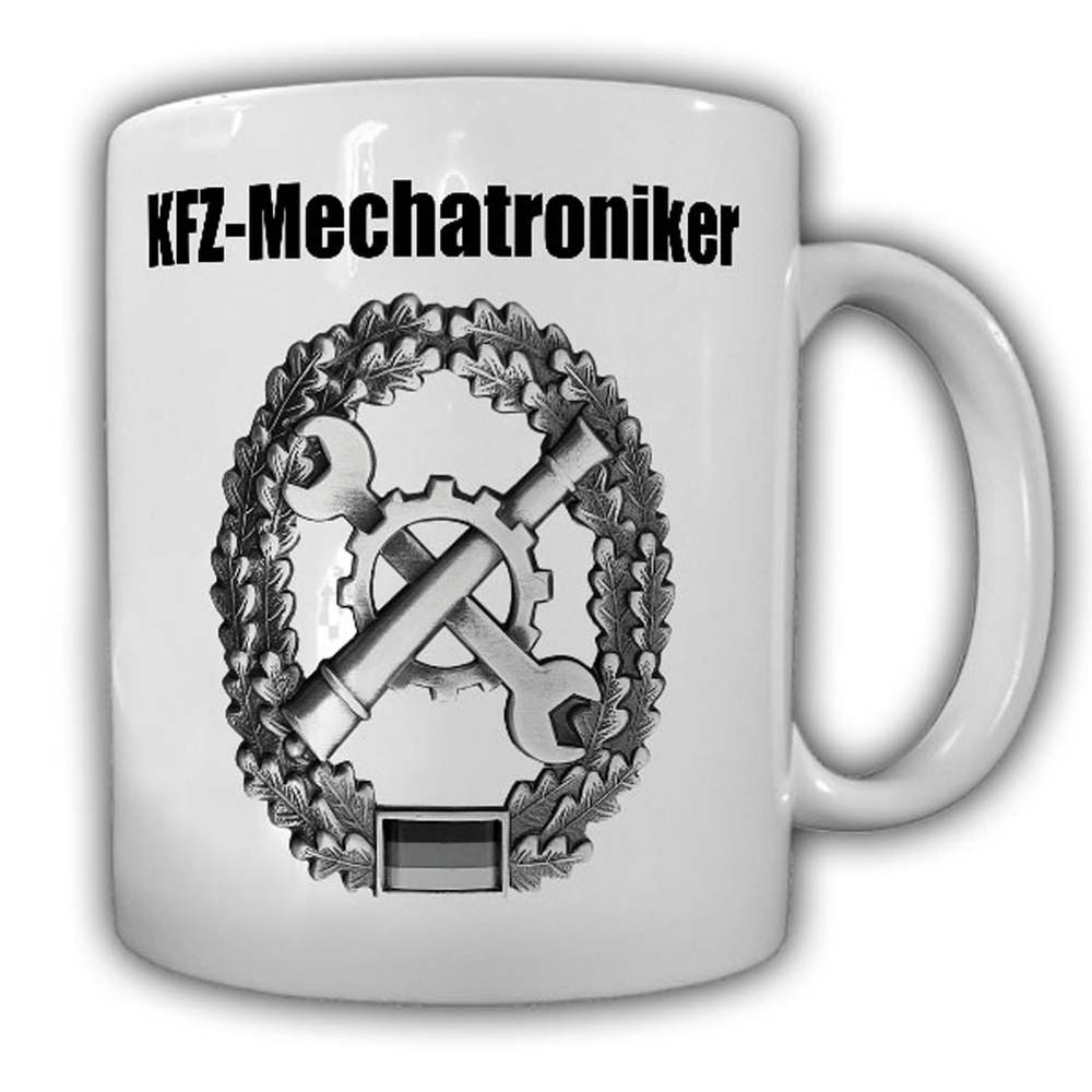 Tasse KFZ-Mechatroniker BW Inst Barettabezeichen Instandsetzung #24153