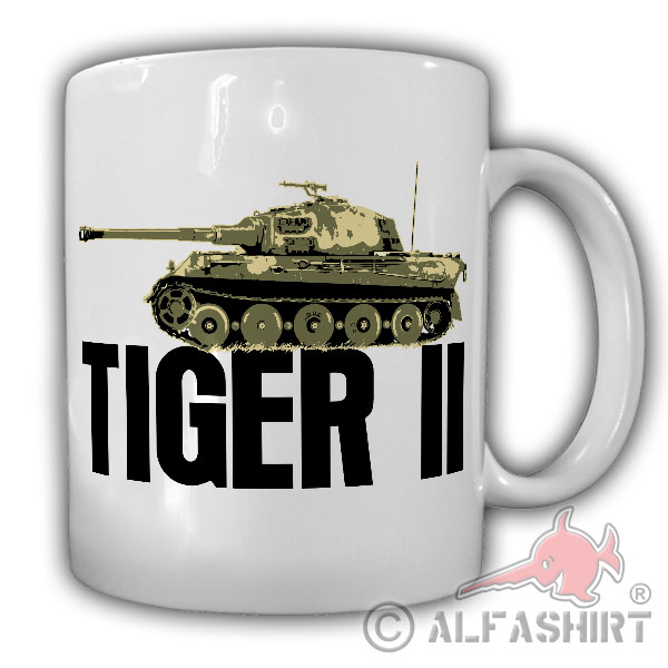 Tasse Tiger 2 Panzer Königstiger Ardennen Offensive Panzerkampfwagen #18529