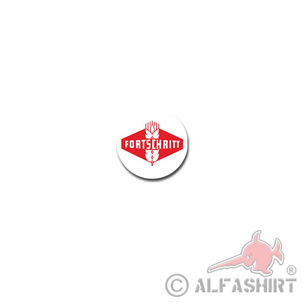Fortschritt Agricultural machinery Logo Sticker Ddr German Democratic 7x7cm # A3803