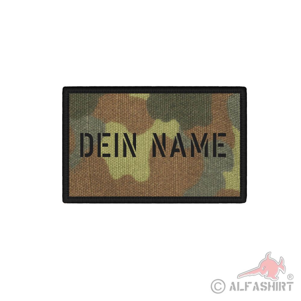 Patch Name Personalized Name Desired Text Flecktarn Bundeswehr Uniform # 36598