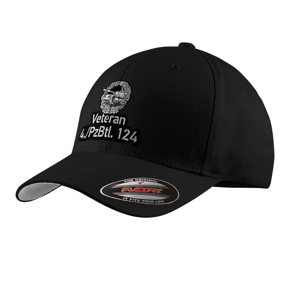 Flexfit Veteran 4 PzBtl 124 Bundeswehr Panzer Company Battalion Cap #40141