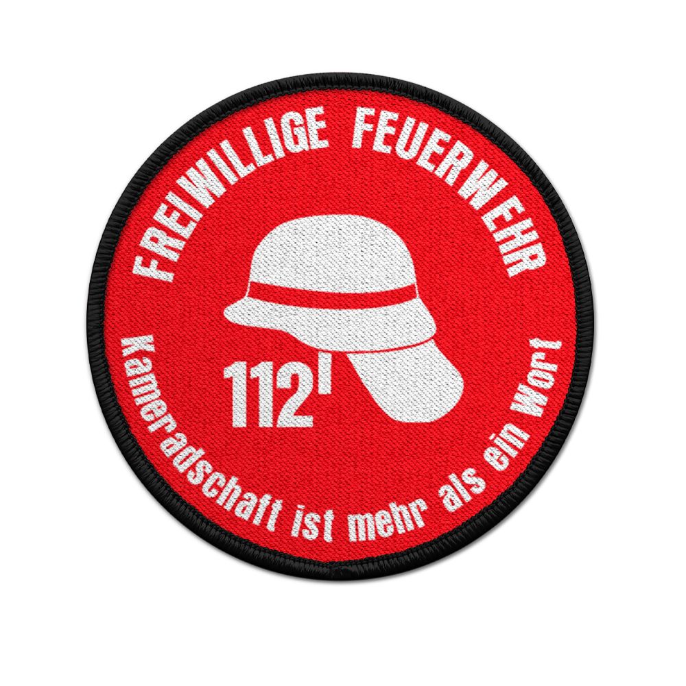 Patch Freiwillige Feuerwehr Kameradschaft FF delete train member 112 coat of arms # 31949
