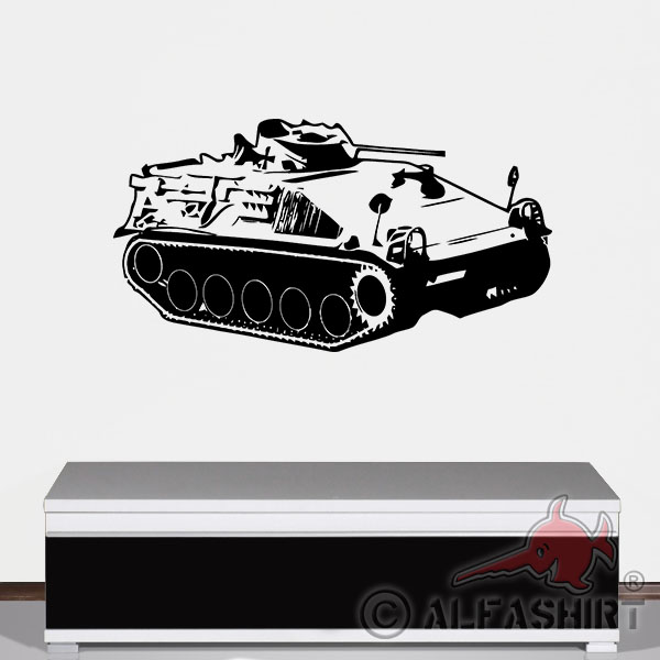 SPz Short Hotchkiss tank armored personnel carrier BW 60er Deko 85x45cm 85x45cm # A4715