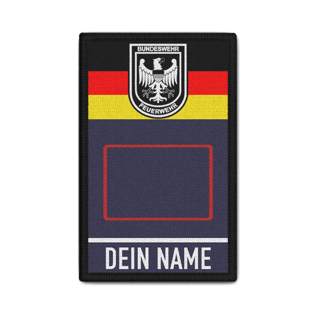 Rank Patch personalisiert Bundeswehrfeuerwehr Brandmeisteranwärter #43558