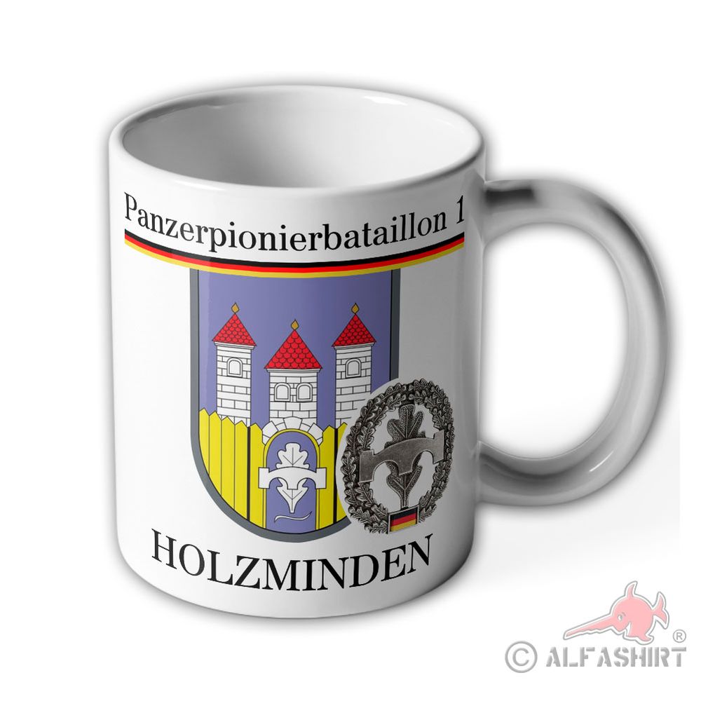 Tasse Panzerpionierbataillon1 Holzminden Bundeswehr PzPiBtl Abzeichen #40087