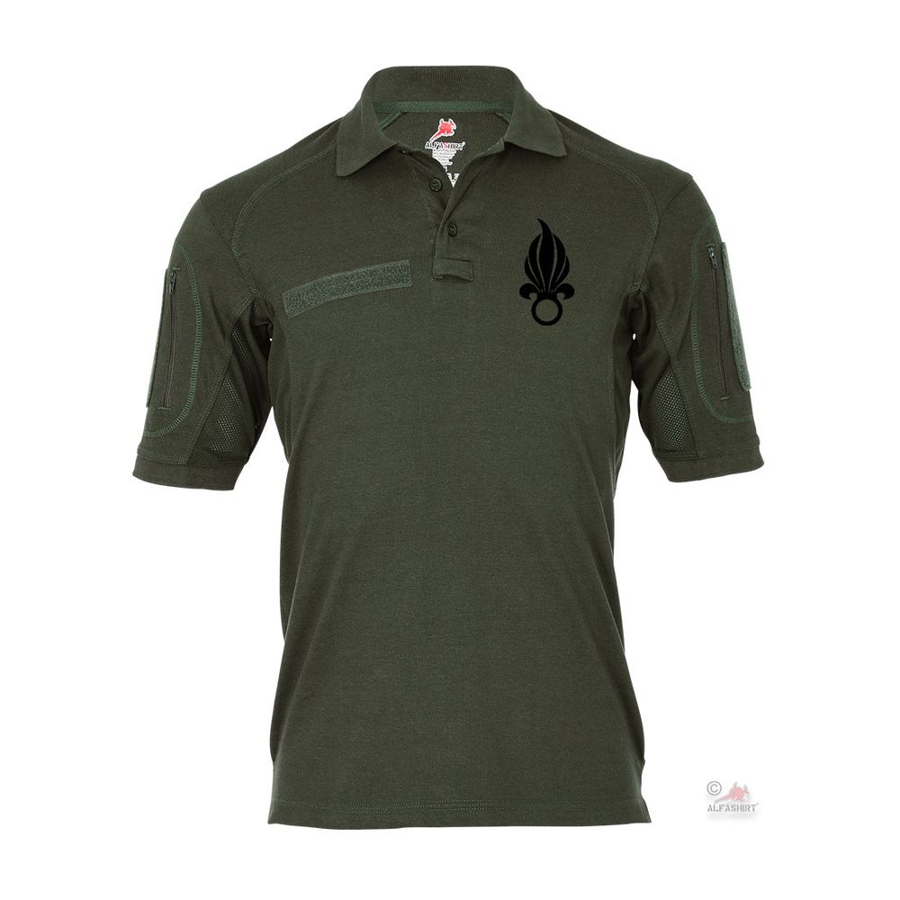 Tactical polo shirt ALFA Légionnaire Foreign étrangère Army # 19681