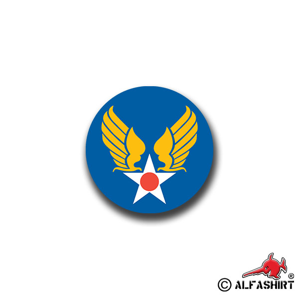Sticker US Army Air Forces USAAF Air AAF Force 7x7cm A825