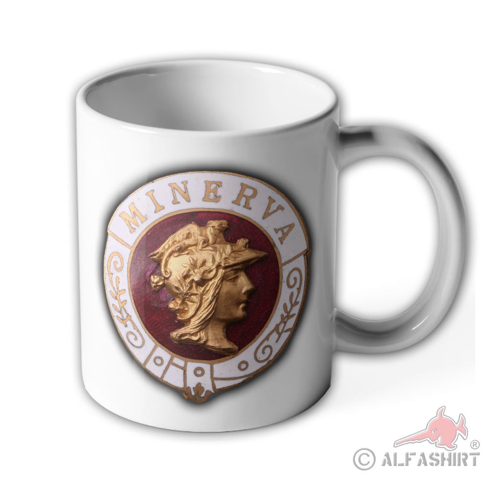 Mug Minerva Motors Emblem Belgium Car Manufacturer Vintage Logo Mug # 36424