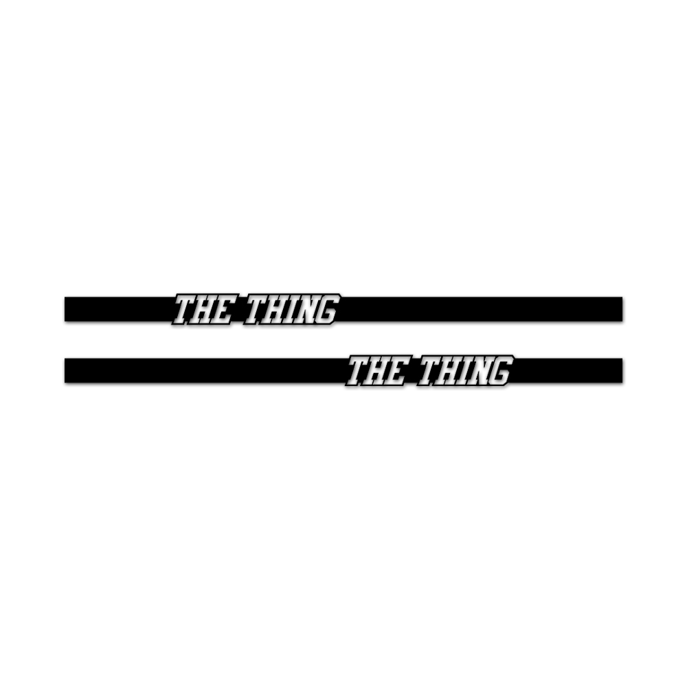 Side sill sticker The Thing Sticker outer sill 160x7cm # A5627