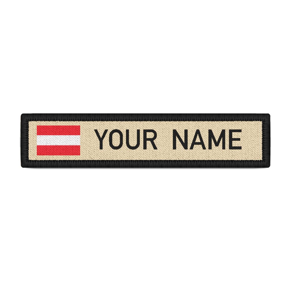 Namenspatch Österreich Patch Landesflagge Land Deutsch Wien #25262