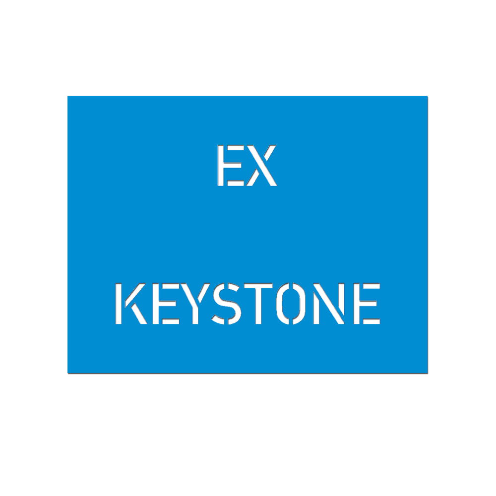 Lackierschablone Exercise Keystone Britische Truppen 30 x 25 cm #A5692