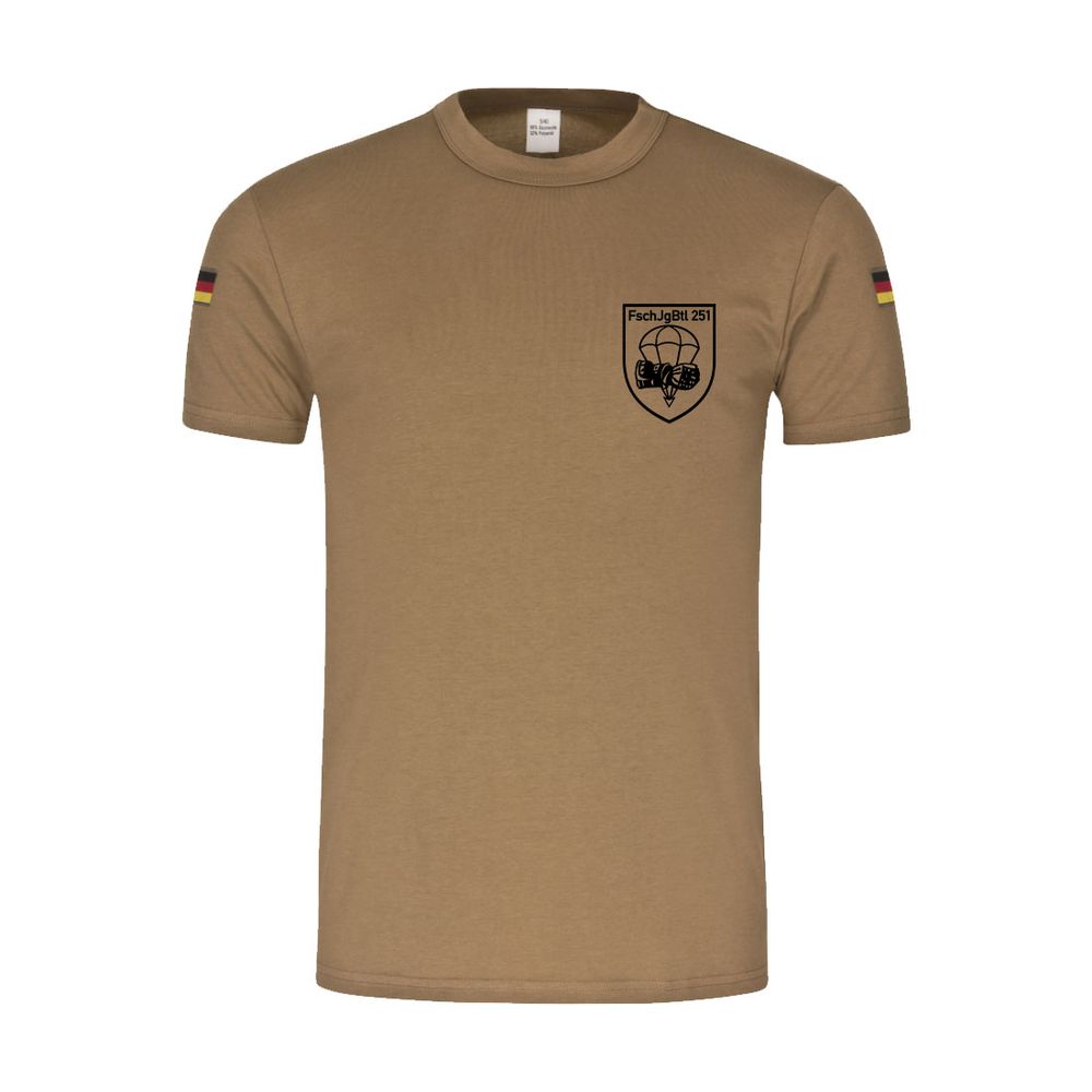 BW Tropen FschJgBtl Fallschirmjägerbataillon 251 Infanterie Tropenshirt #47822